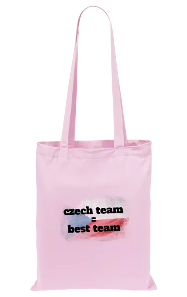 Látková taška Czech team = best team