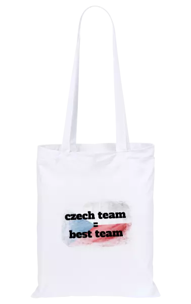 Látková taška Czech team = best team