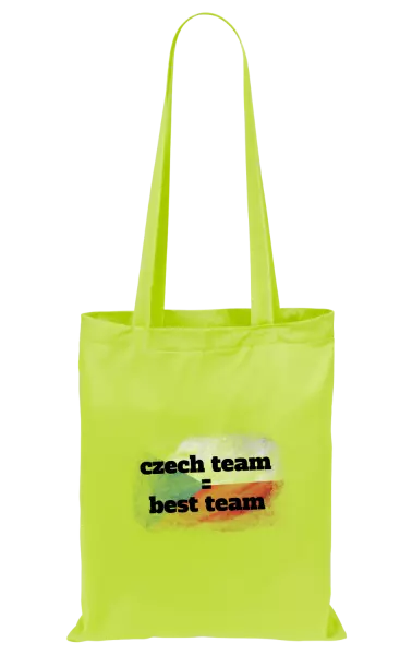 Látková taška Czech team = best team