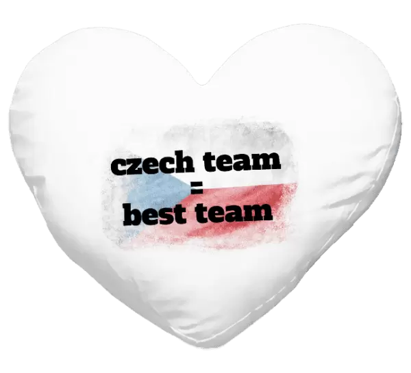 Polštář Czech team = best team