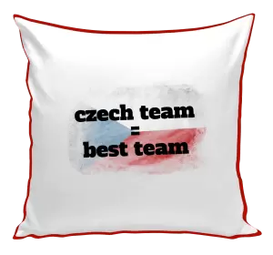 Polštář Czech team = best team