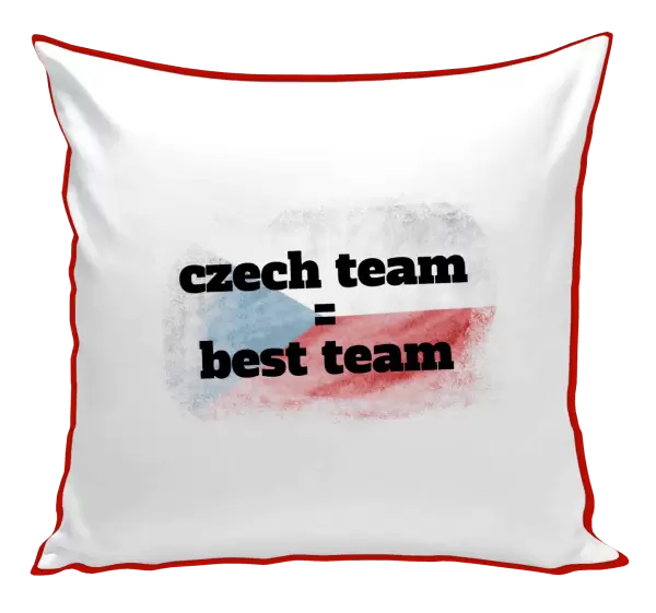 Polštář Czech team = best team