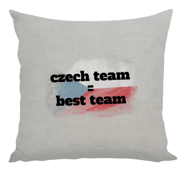 Polštář Czech team = best team