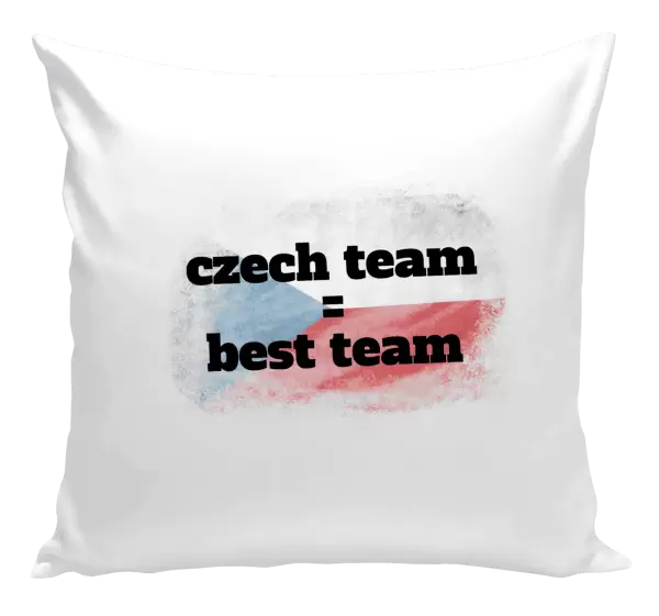 Polštář Czech team = best team