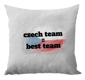 Polštář Czech team = best team