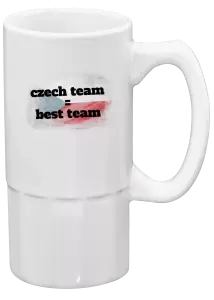 Půllitr Czech team = best team