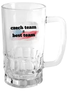 Půllitr Czech team = best team