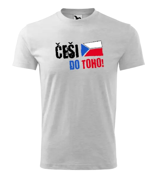 Dětské tričko Češi, do toho! - vlajka