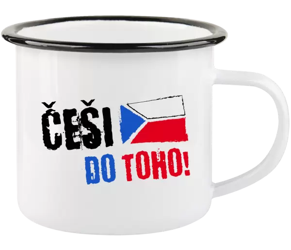 Plecháček Češi, do toho! - vlajka