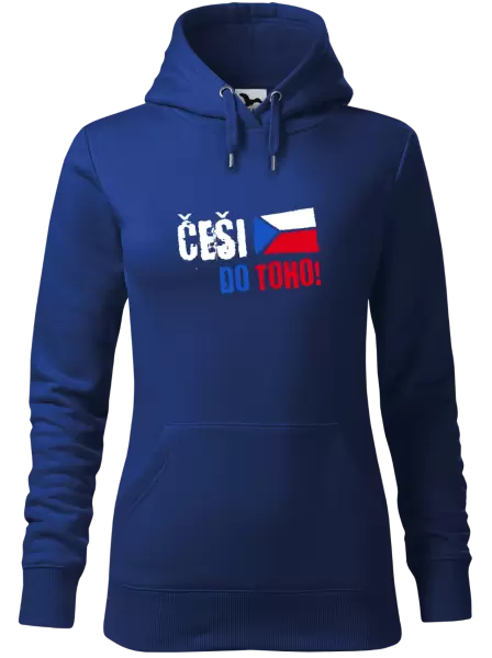 Dámská mikina Češi, do toho! - vlajka