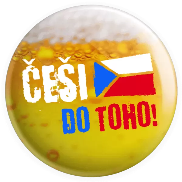 Placka Češi, do toho! - vlajka
