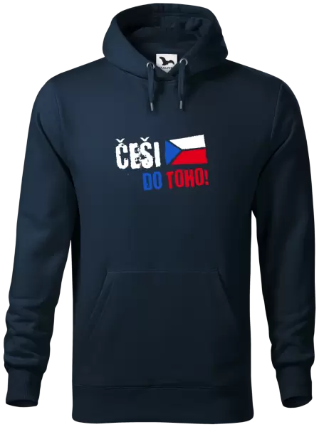 Pánská mikina Češi, do toho! - vlajka