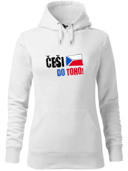 Dámská mikina Češi, do toho! - vlajka