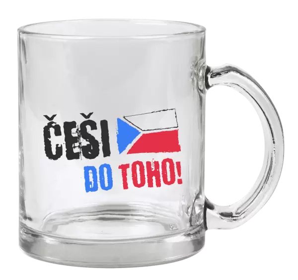 Hrnek Češi, do toho! - vlajka