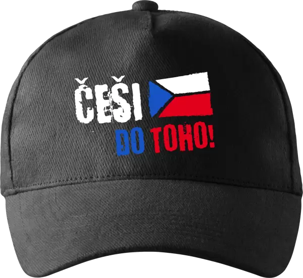 Kšiltovka Češi, do toho! - vlajka