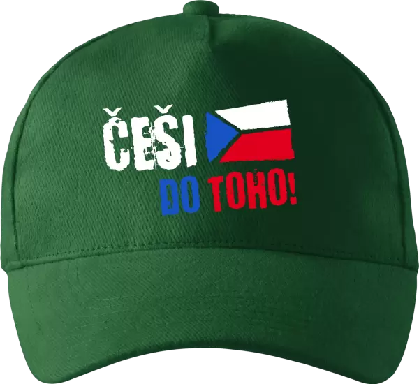 Kšiltovka Češi, do toho! - vlajka