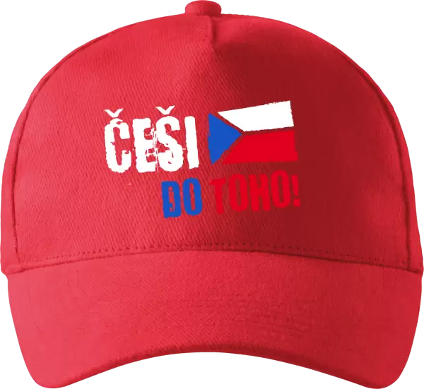 Kšiltovka Češi, do toho! - vlajka