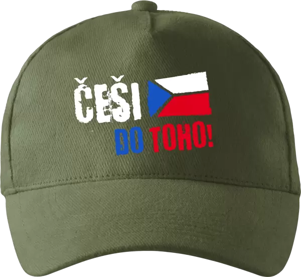 Kšiltovka Češi, do toho! - vlajka