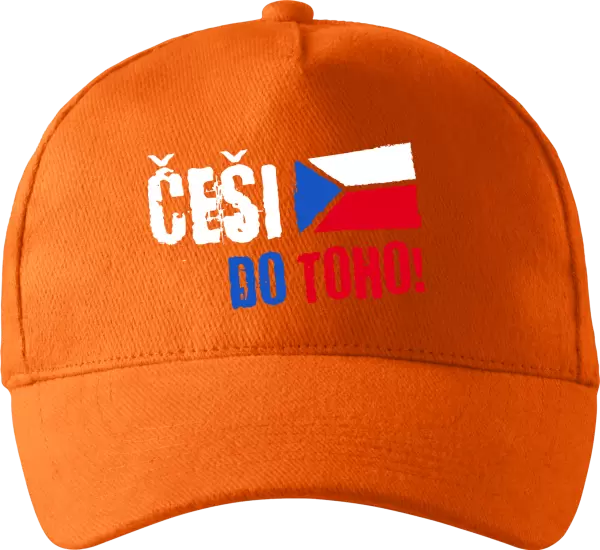 Kšiltovka Češi, do toho! - vlajka