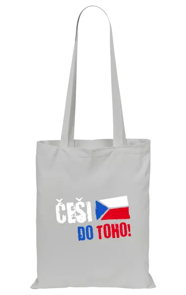 Látková taška Češi, do toho! - vlajka