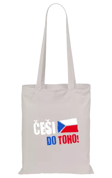 Látková taška Češi, do toho! - vlajka