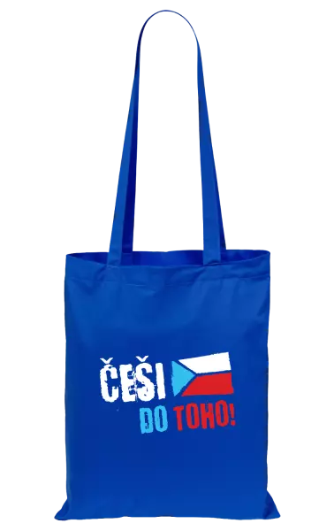 Látková taška Češi, do toho! - vlajka