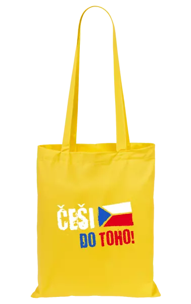 Látková taška Češi, do toho! - vlajka
