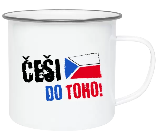 Plecháček Češi, do toho! - vlajka