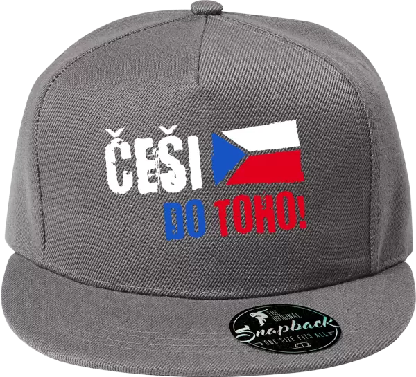 Snapback kšiltovka Češi, do toho! - vlajka