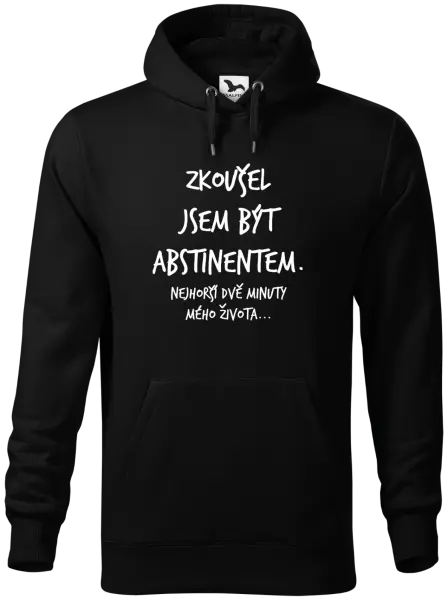 Pánská mikina Zkoušel jsem být abstinentem