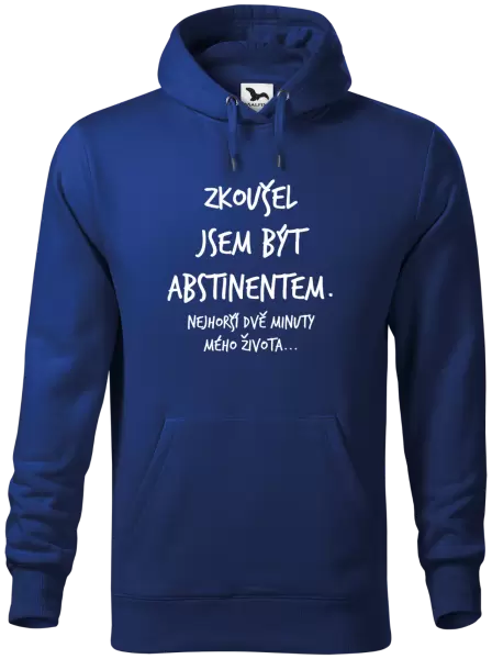 Pánská mikina Zkoušel jsem být abstinentem
