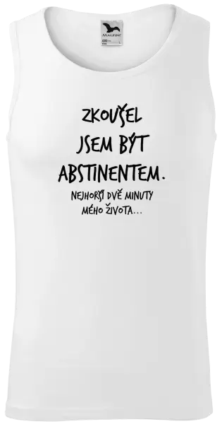 Pánské tílko Zkoušel jsem být abstinentem