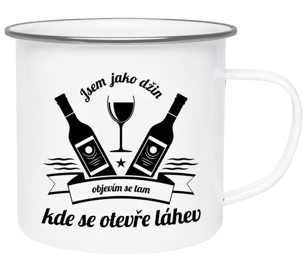 Plecháček Jsem jako džin, objevím se tam, kde se otevře lahev