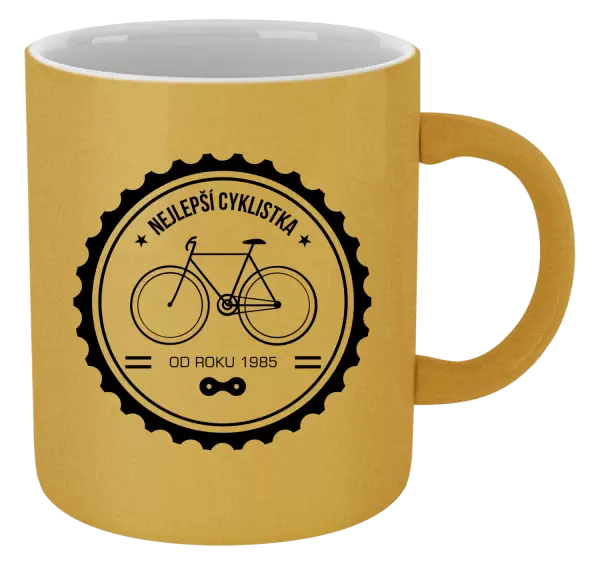 Metalický hrnek Nejlepší cyklistka od roku