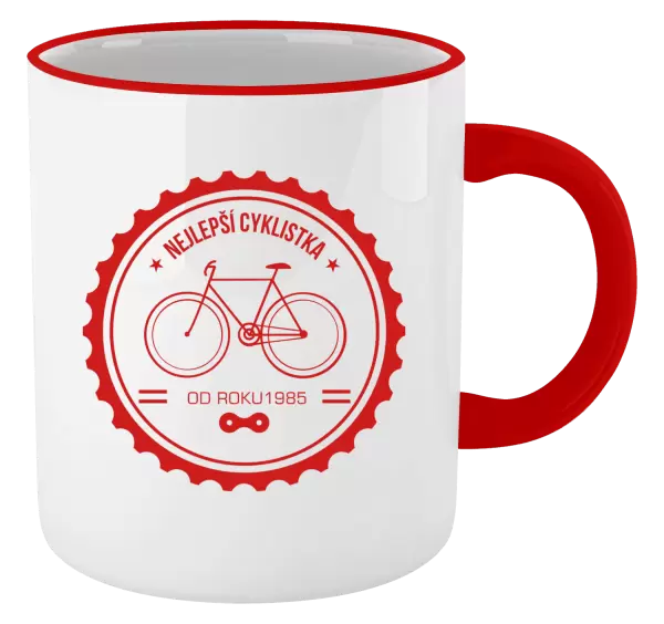 Hrnek Nejlepší cyklistka od roku