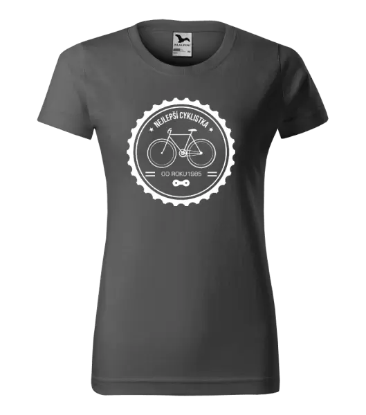 Dámské narozeninové tričko Nejlepší cyklistka od roku