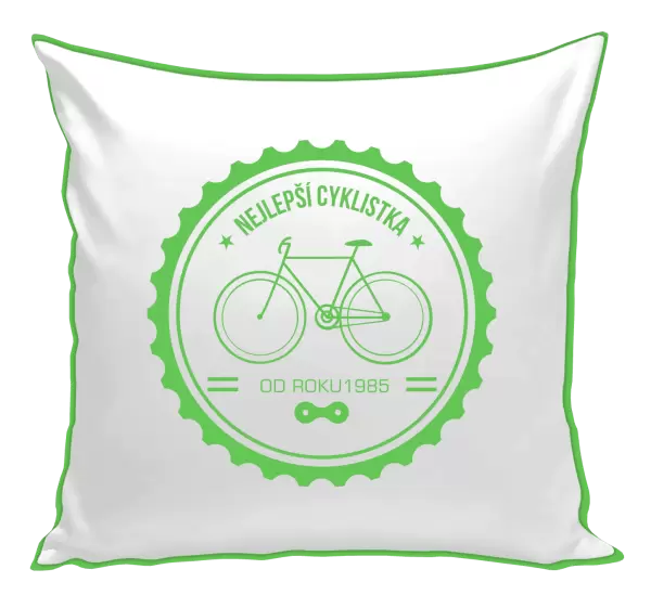 Polštář Nejlepší cyklistka od roku