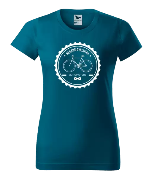 Dámské narozeninové tričko Nejlepší cyklistka od roku