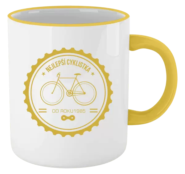 Hrnek Nejlepší cyklistka od roku