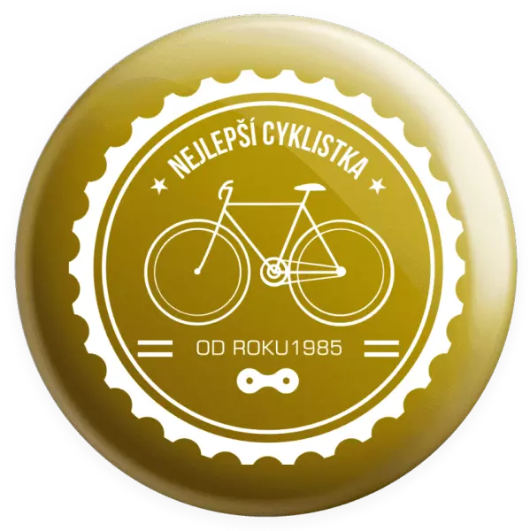 Placka Nejlepší cyklistka od roku