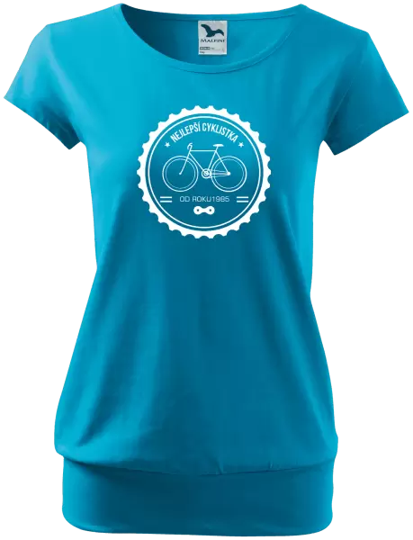Dámské tričko Nejlepší cyklistka od roku