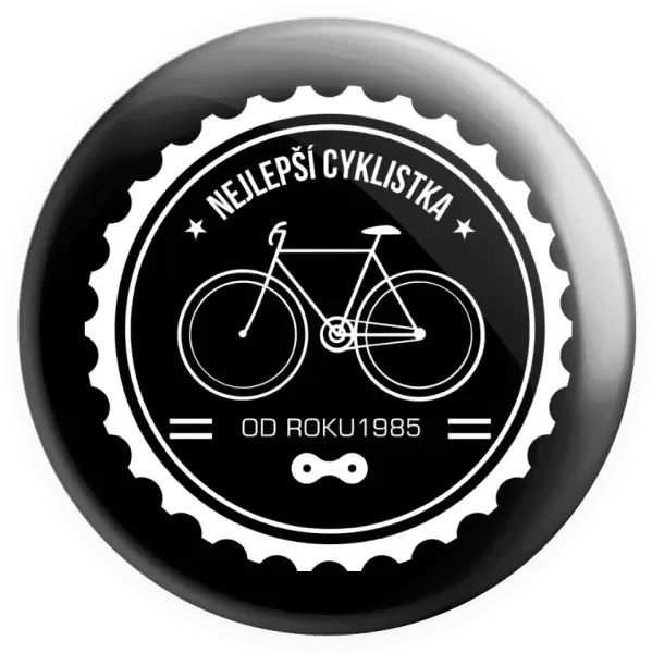 Placka Nejlepší cyklistka od roku