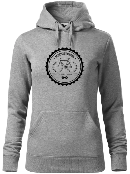 Dámská mikina Nejlepší cyklistka od roku