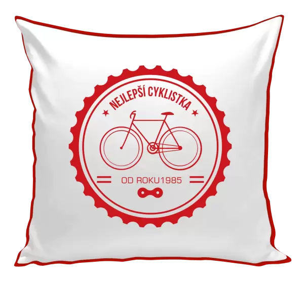 Polštář Nejlepší cyklistka od roku