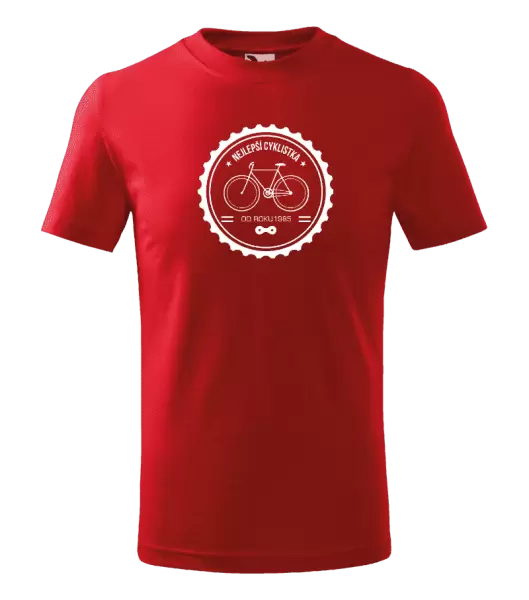 Dětské tričko Nejlepší cyklistka od roku