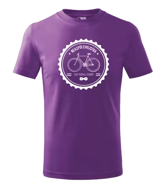 Dětské tričko Nejlepší cyklistka od roku