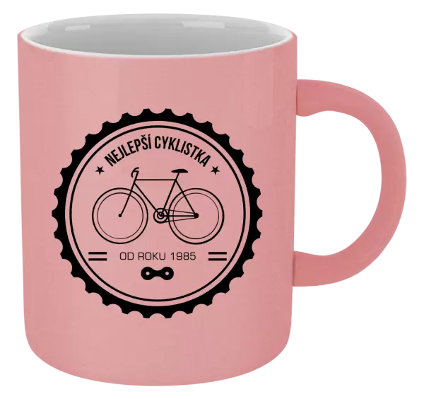 Metalický hrnek Nejlepší cyklistka od roku