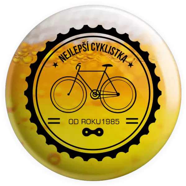 Placka Nejlepší cyklistka od roku