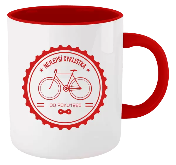 Hrnek Nejlepší cyklistka od roku