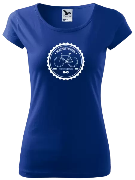 Dámské tričko Nejlepší cyklistka od roku